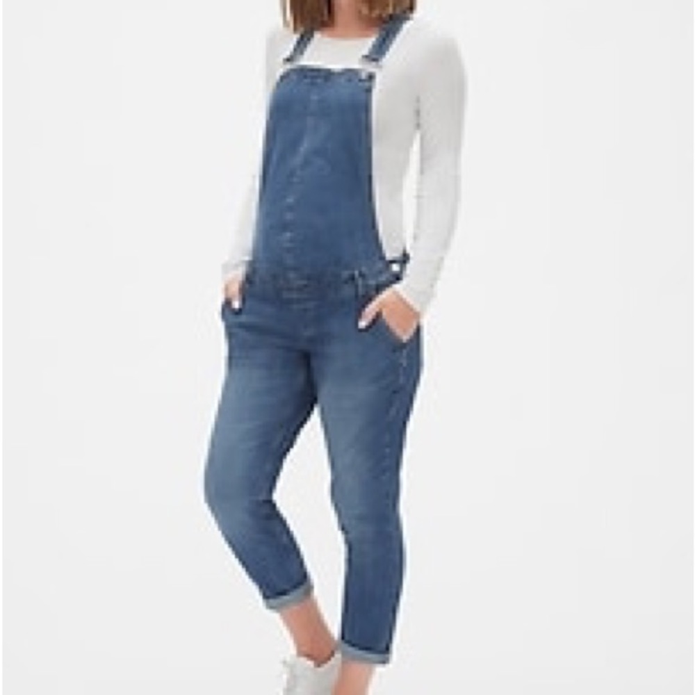 MATERNITY Gap overalls, size large